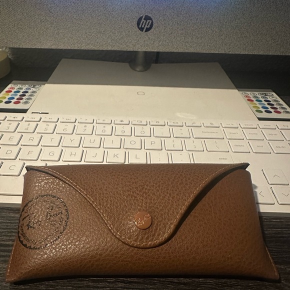 Ray-Ban Black and Multicolor Wayfarer Sunglasses - Polarized - Picture 5 of 5